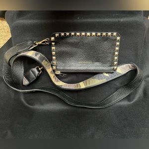 Bandolier wallet and guitar style strap